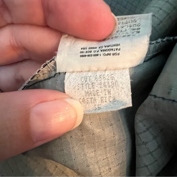 Vintage Patagonia Windbreaker Blue and Purple Jacket Size Small - Picture 5 of 10